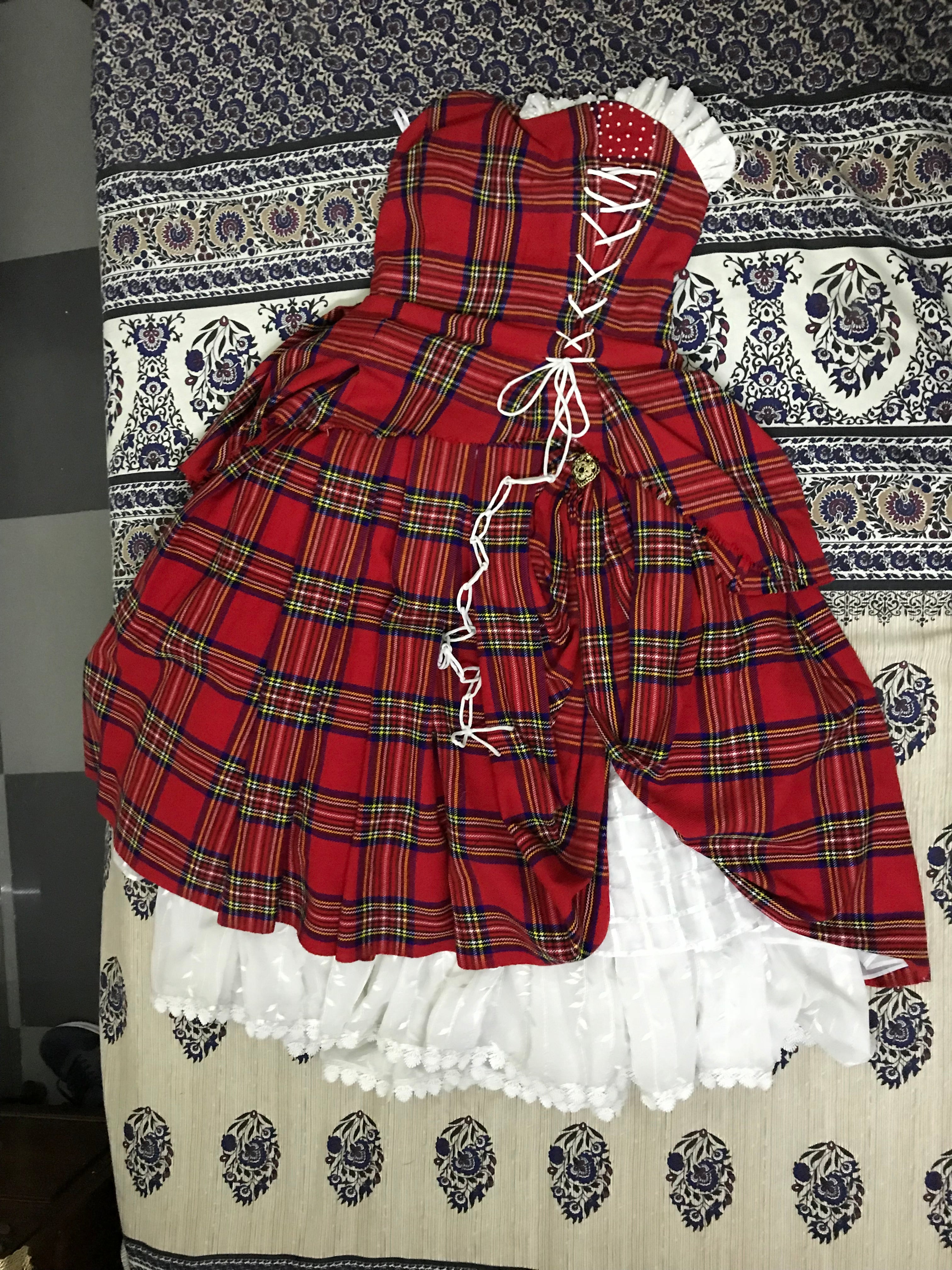 Tartan Wedding Dress Bella
