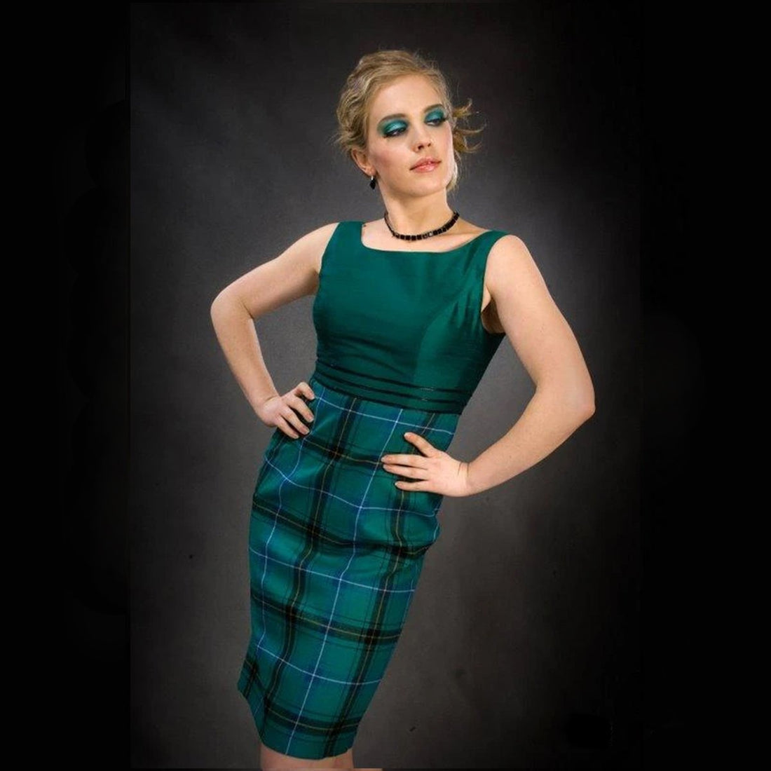 house-of-scotland-acrylic-wool-heather-short-tartan-dress-with-matching-silk-top-ted