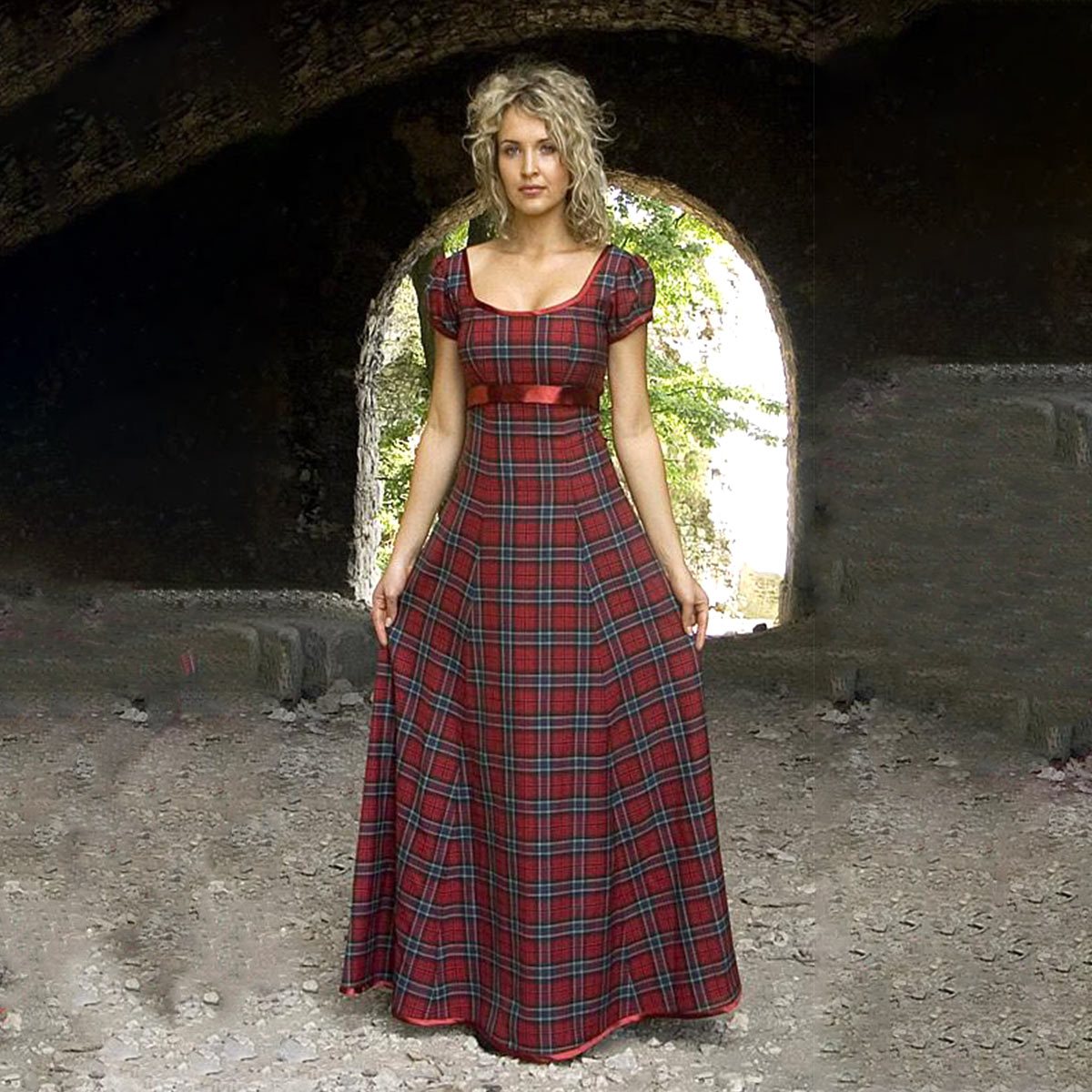 silk tartan evening dress Scottish Dress Silk Tartan Evening Dress Simple Tartan Evening Gown House Of Scotland