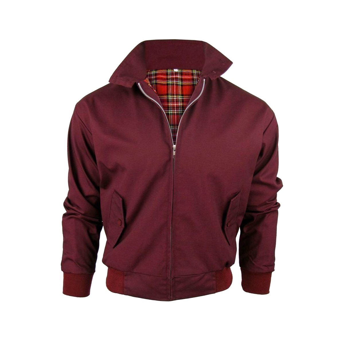 house-of-scotland-classic-vintage-retro-harrington-bomber-jacket-burgundy