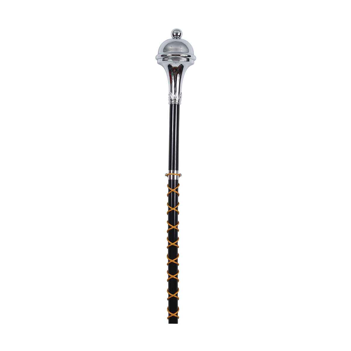 Drum Major Mace or Stave Chrome Plain Head Ball Top - House Of Scotland