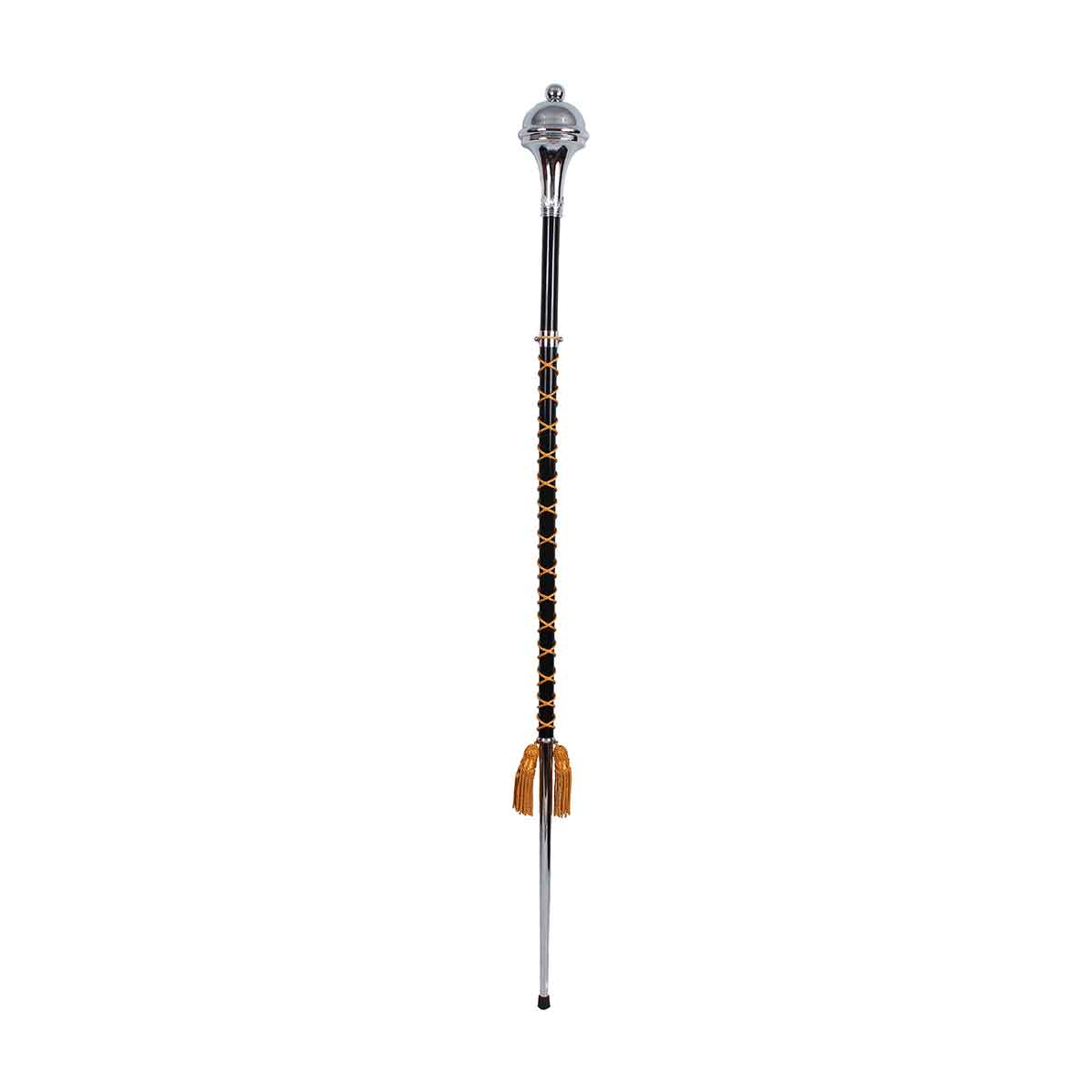 Drum Major Mace or Stave Chrome Plain Head Ball Top - House Of Scotland