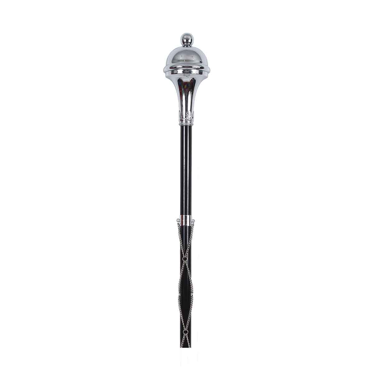 Drum Major Mace or Stave Chrome Plain Head Ball Top - House Of Scotland