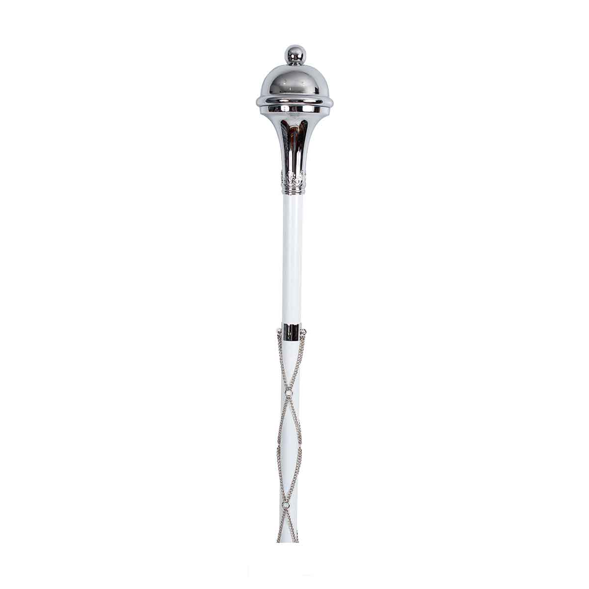 Drum Major Mace or Stave Chrome Plain Head Ball Top - House Of Scotland