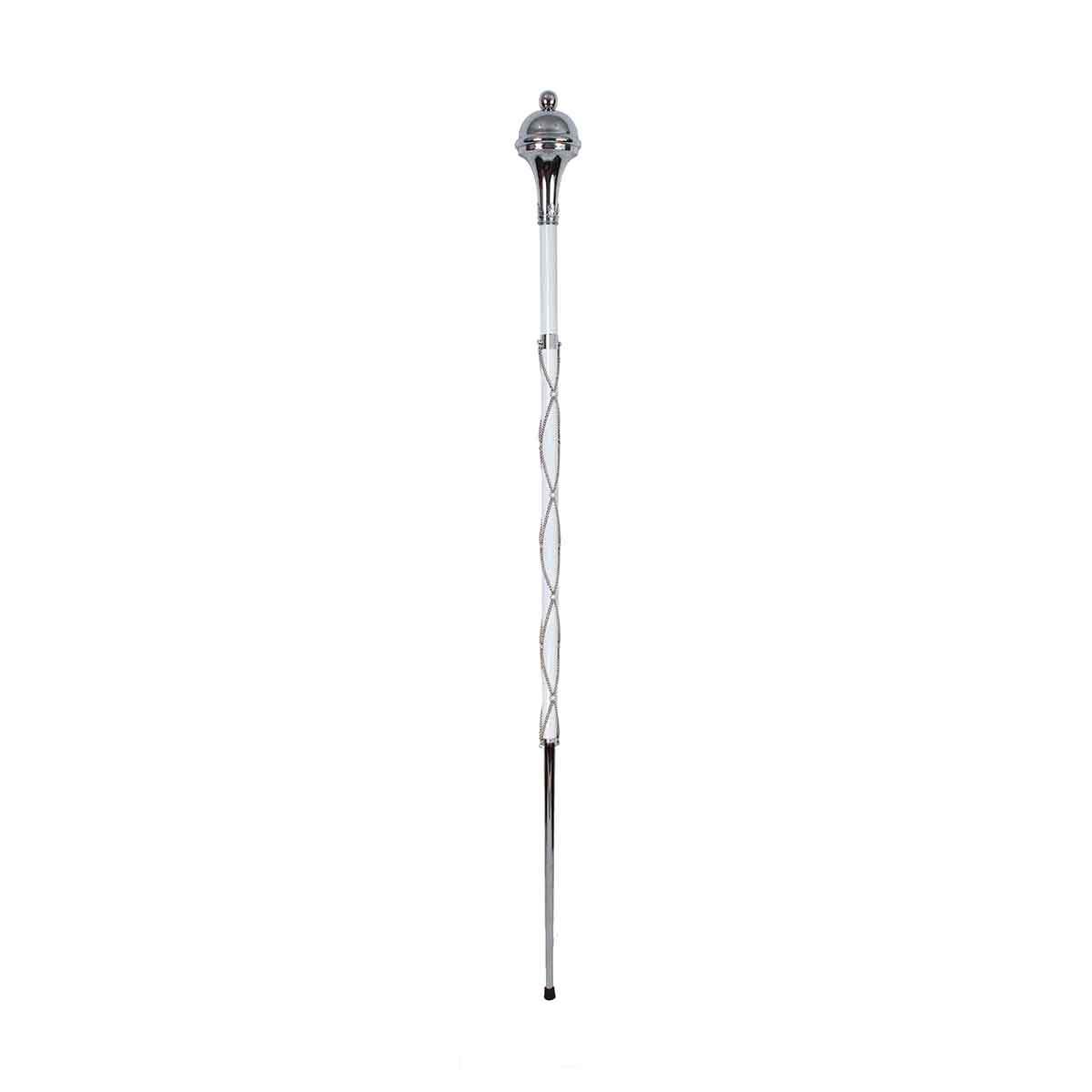 Drum Major Mace or Stave Chrome Plain Head Ball Top - House Of Scotland