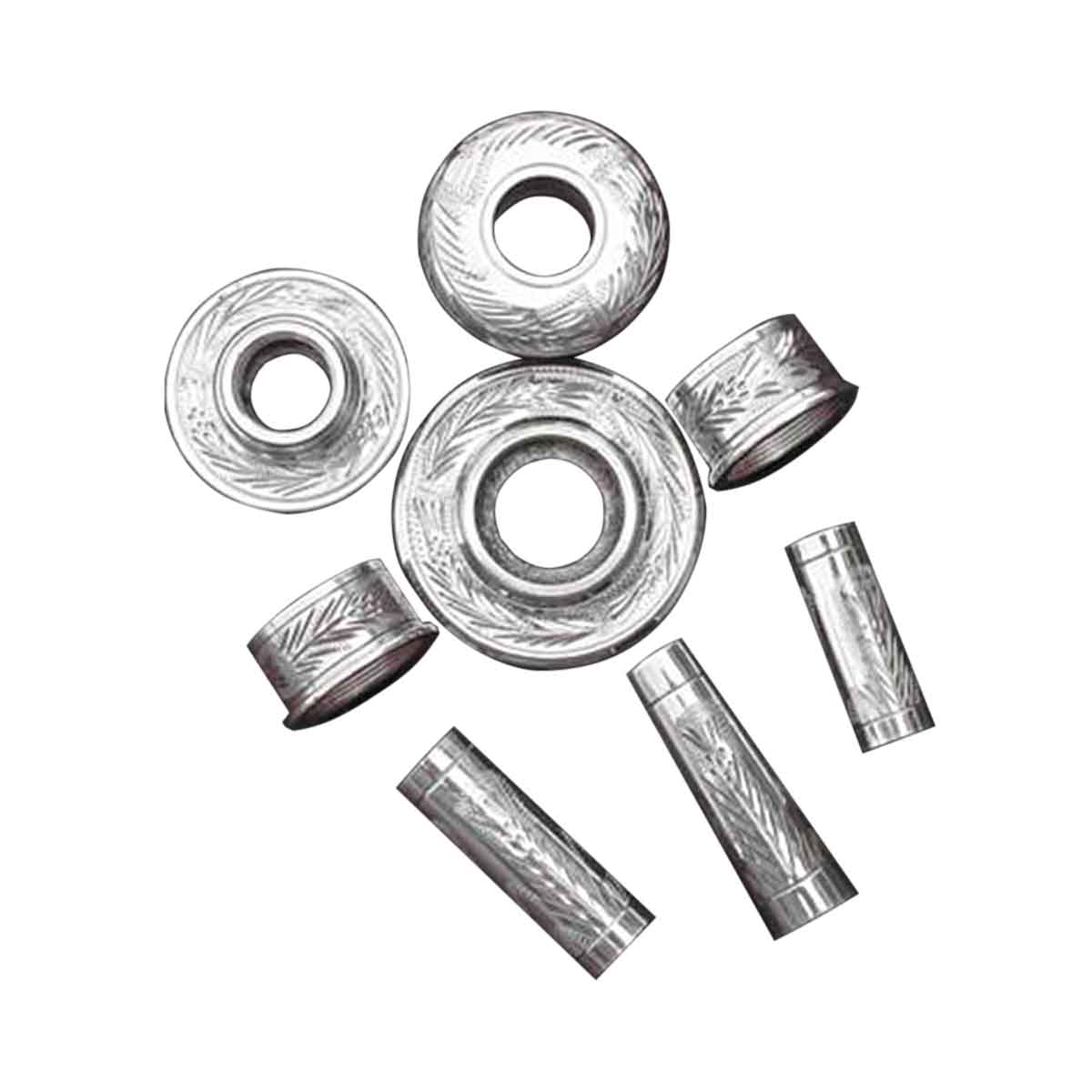 Highland Bagpipe Fittings Fully Engraved Chrome Plated - House Of Scotland