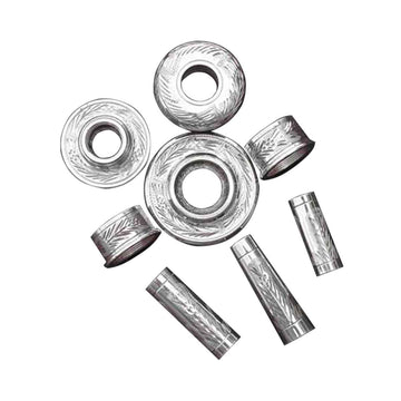 Highland Bagpipe Fittings Fully Engraved Chrome Plated - House Of Scotland