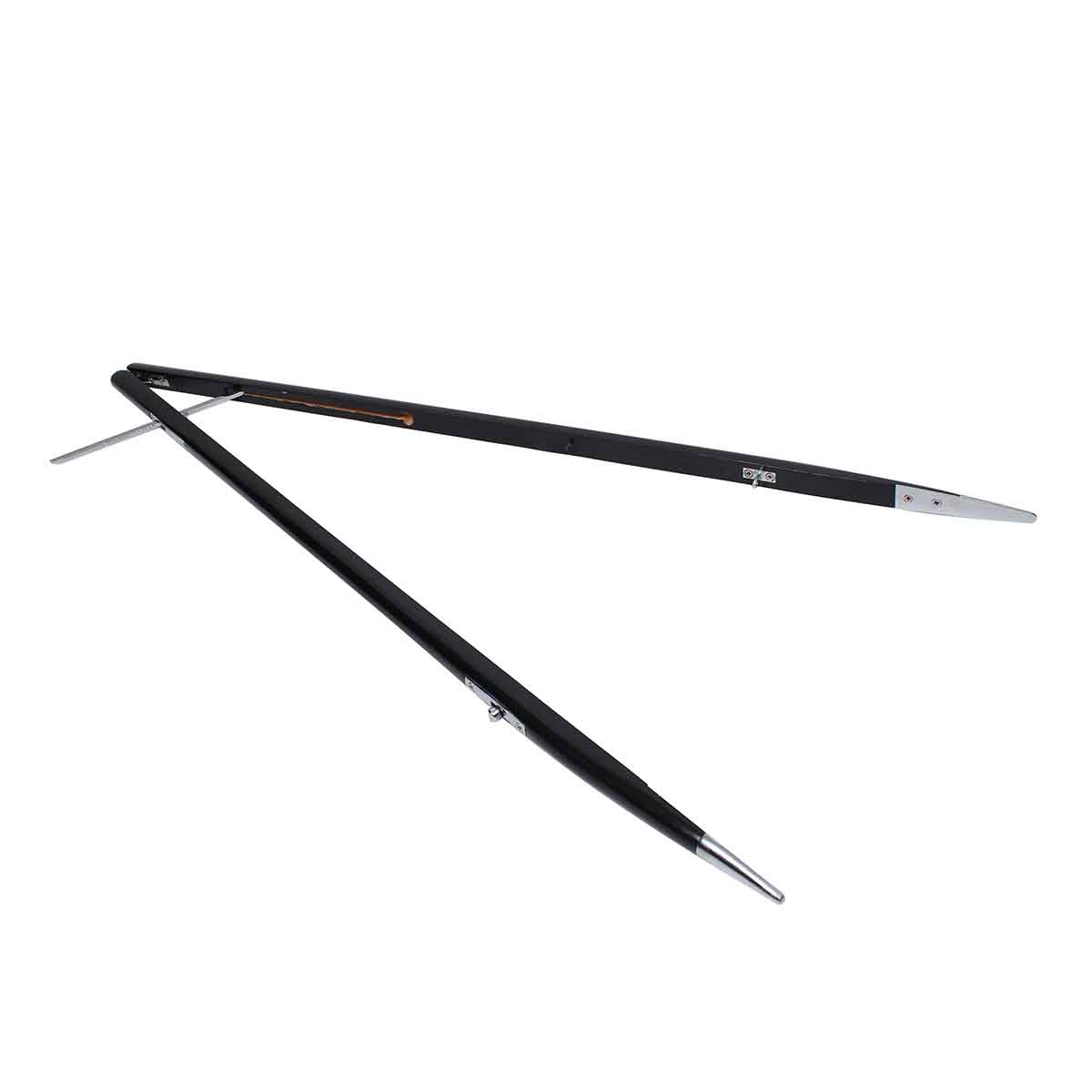 Military Pace Stick Black Color Chrome Fittings - House Of Scotland