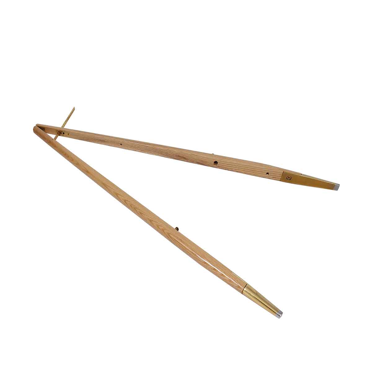 Military Pace Stick Beechwood Natural Brass Polished Fittings - House Of Scotland