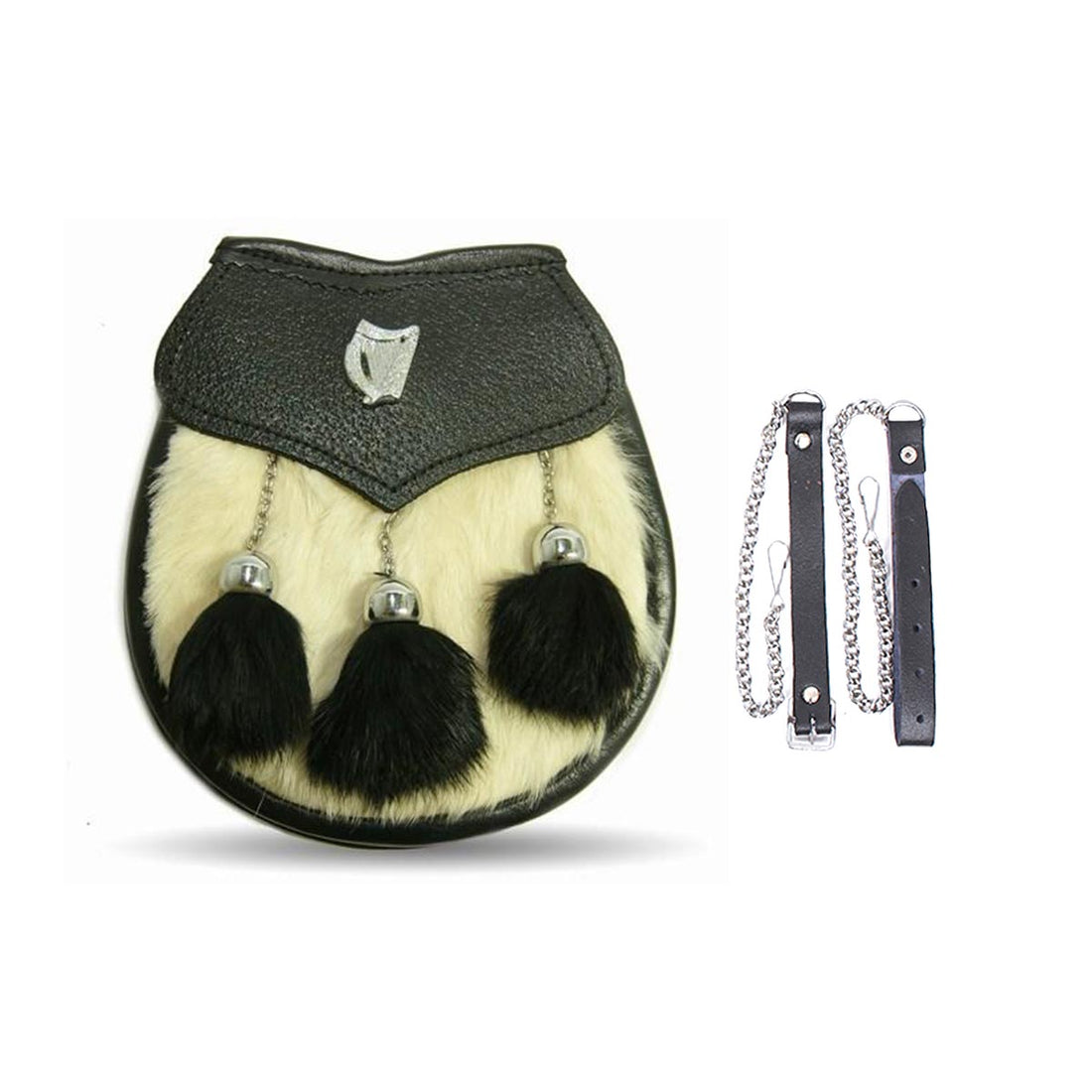 house-of-scotland-semi-dress-rabbit-fur-irish-harp-kilt-sporran-with-chain-belt
