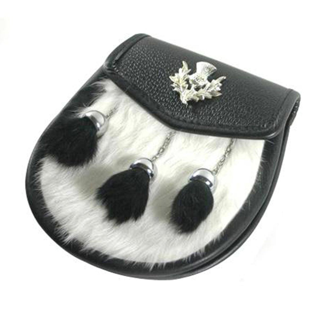 house-of-scotland-semi-dress-white-rabbit-fur-sporran-3-black-tassels-with-chain-belt